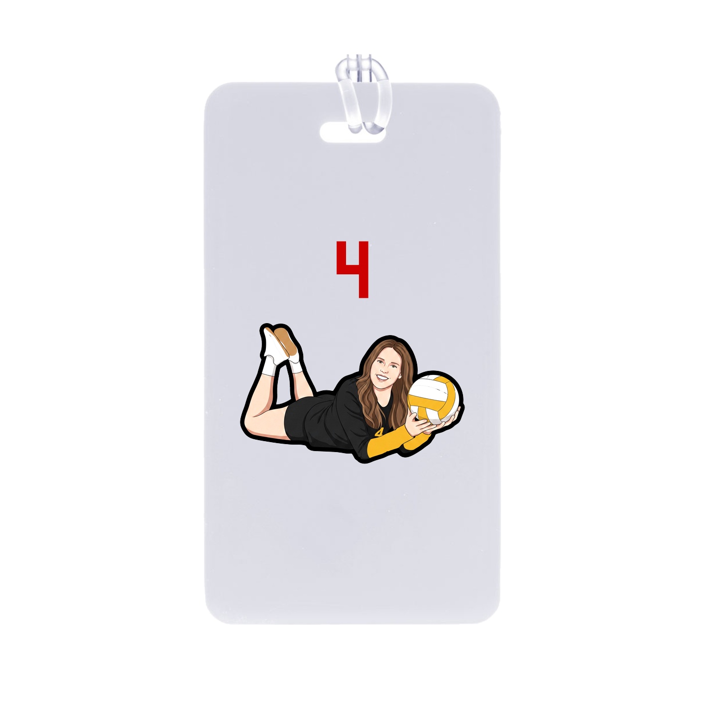 Bag Tag — Number Top in Classic