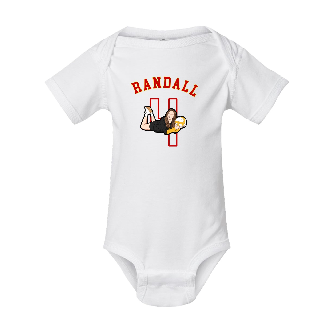 Baby Onesie — Shirsey Arch in White