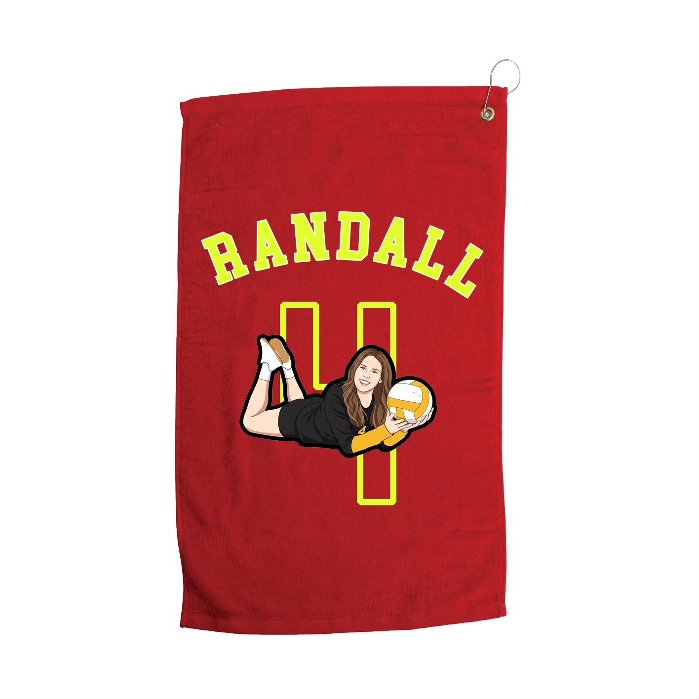 Golf Towel — Shirsey Arch in Red