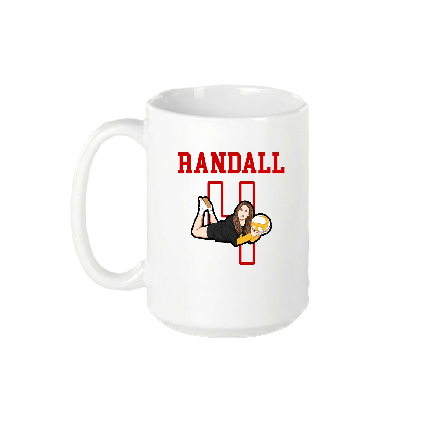 15oz Coffee Mug — Shirsey in White