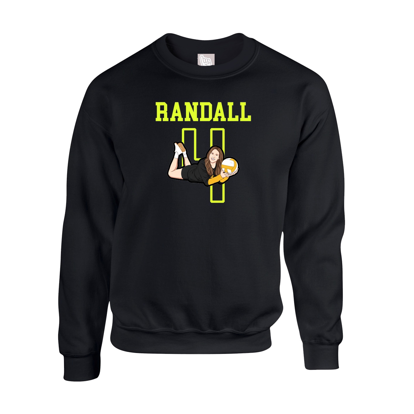 Fleece Crew — Shirsey in Black