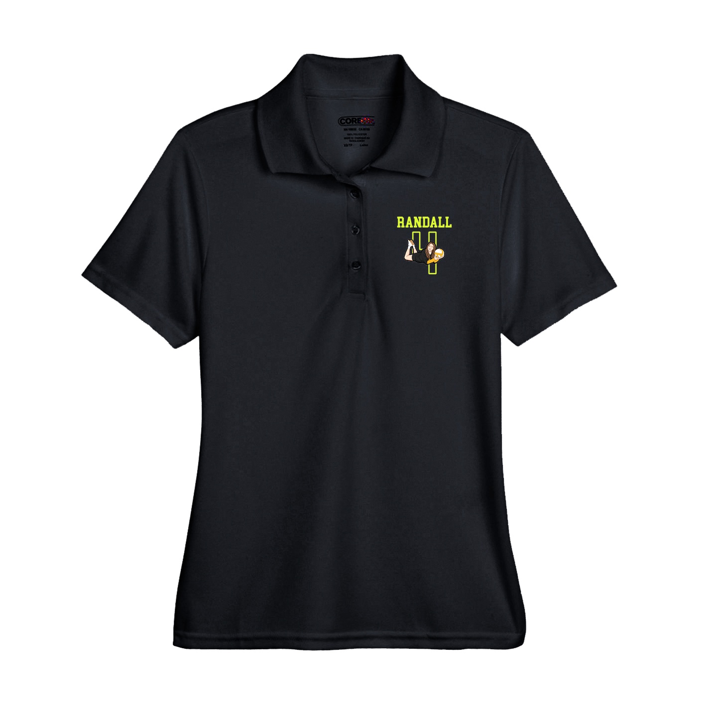 Performance Polo — Shirsey in Black