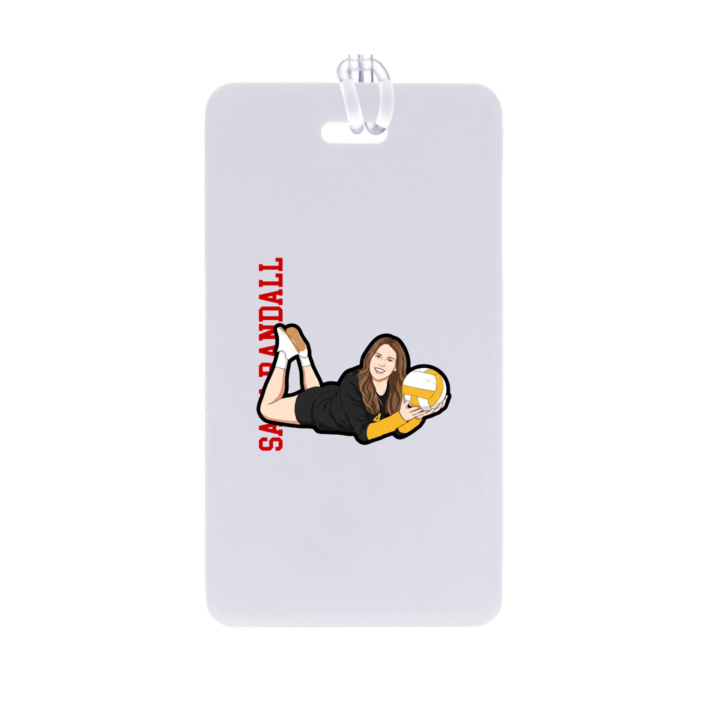Bag Tag — Name Vertical in Classic