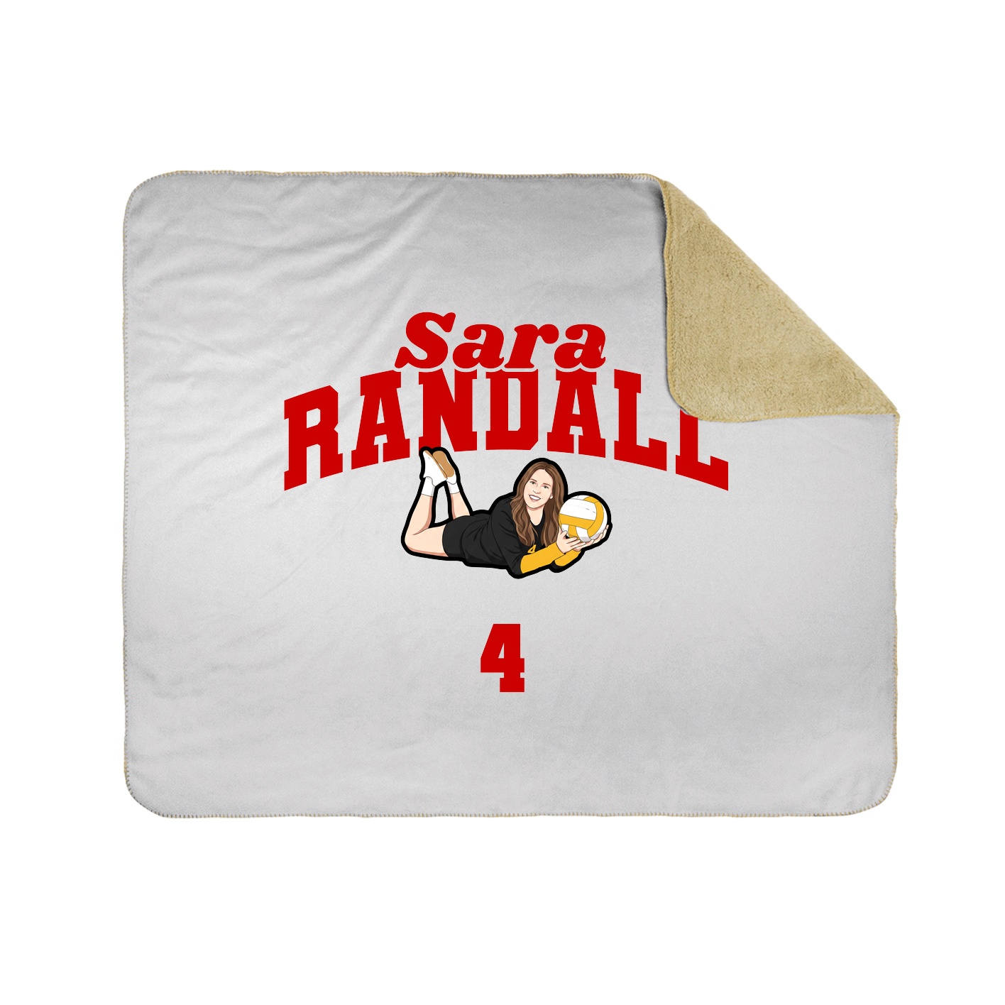 Throw Blanket — Signature Arch in White