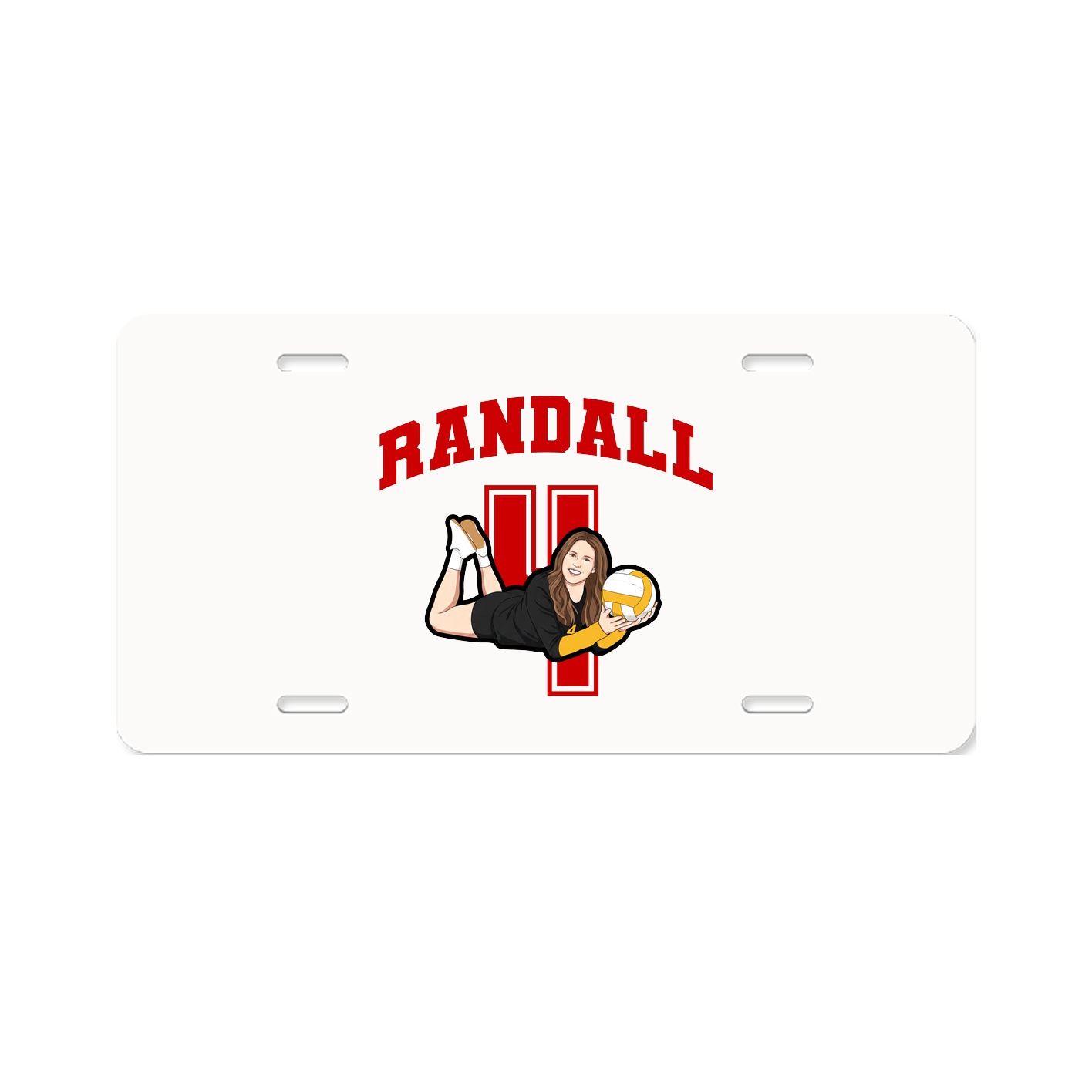 License Plate — Number in Classic