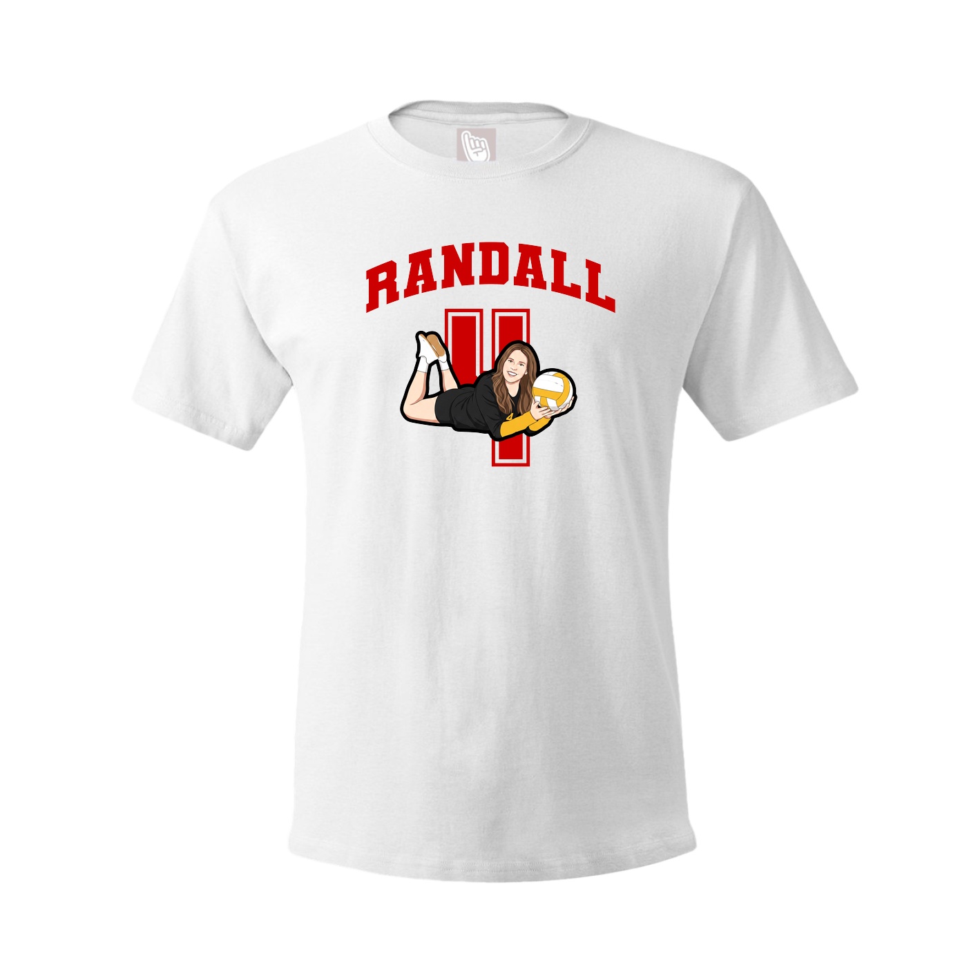 Tee — Number in White