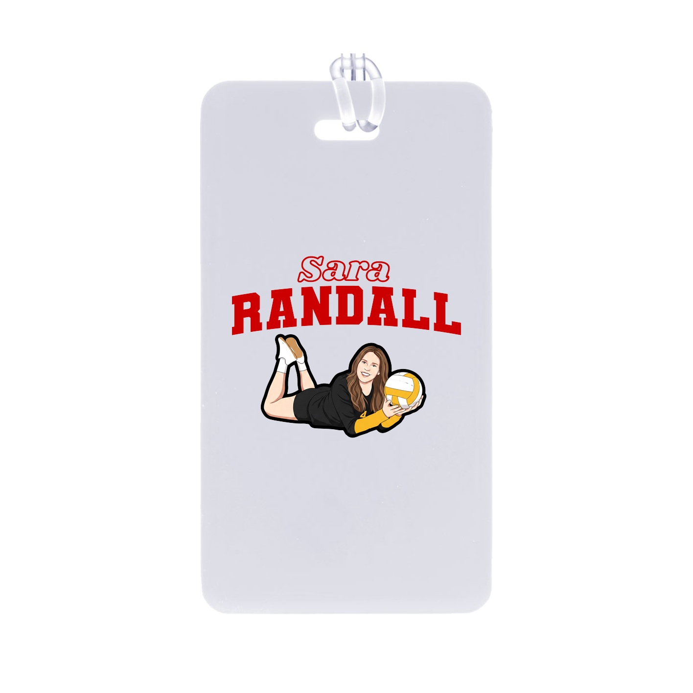 Bag Tag — Name Arch in Classic
