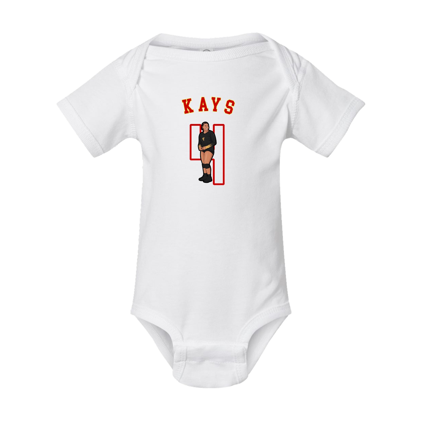 Baby Onesie — Shirsey Arch in White