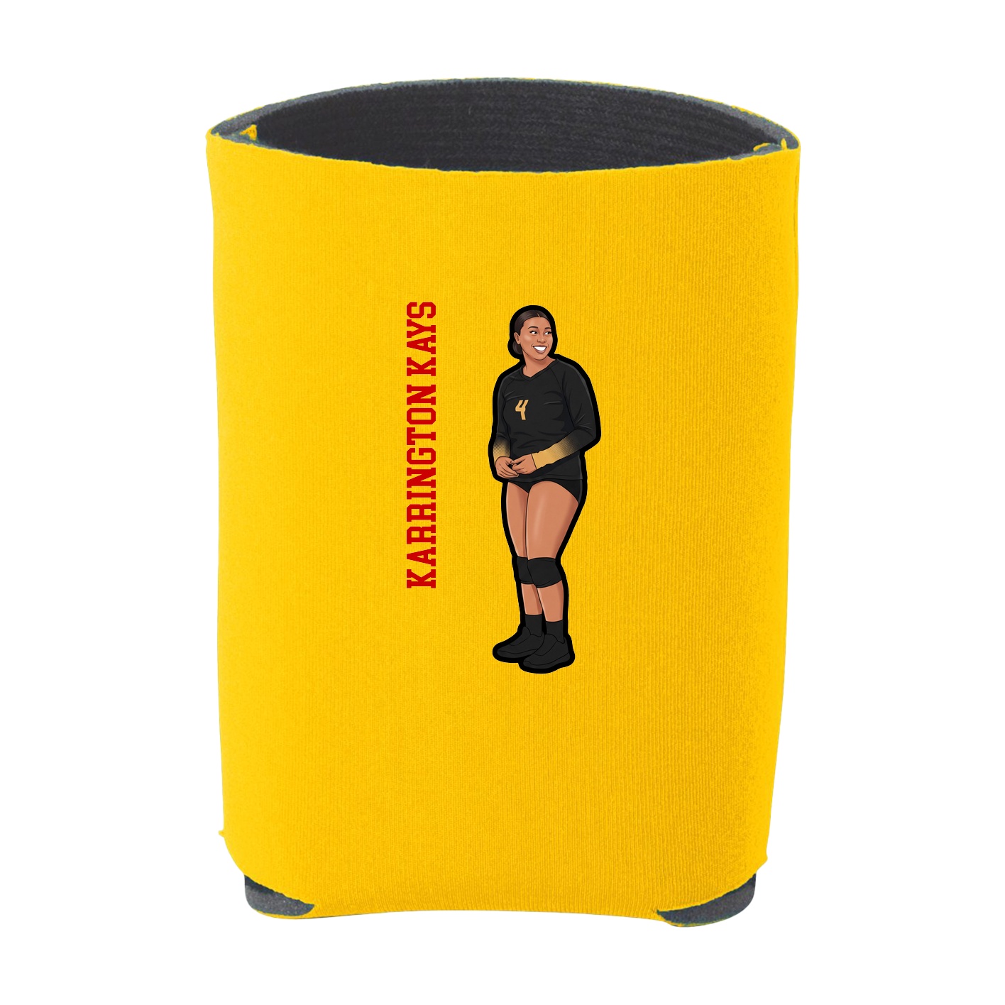 Can Holder — Name Vertical in Yellow