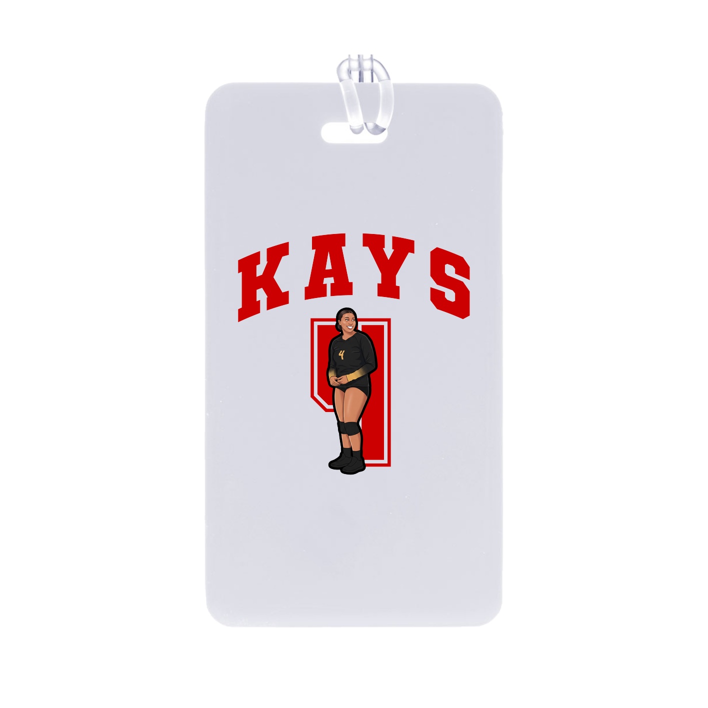 Bag Tag — Number in Classic