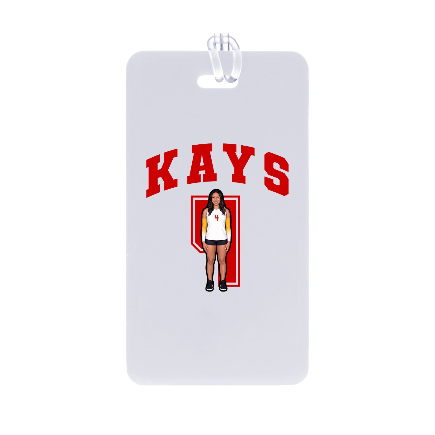 Bag Tag — Number in Classic