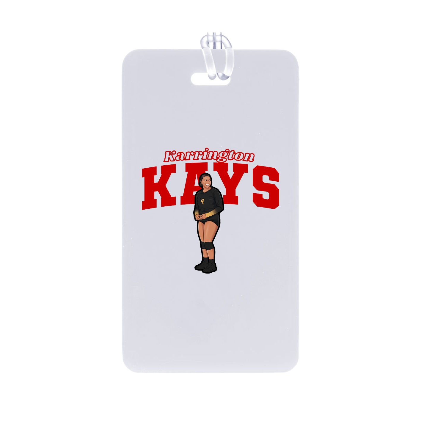Bag Tag — Name Arch in Classic