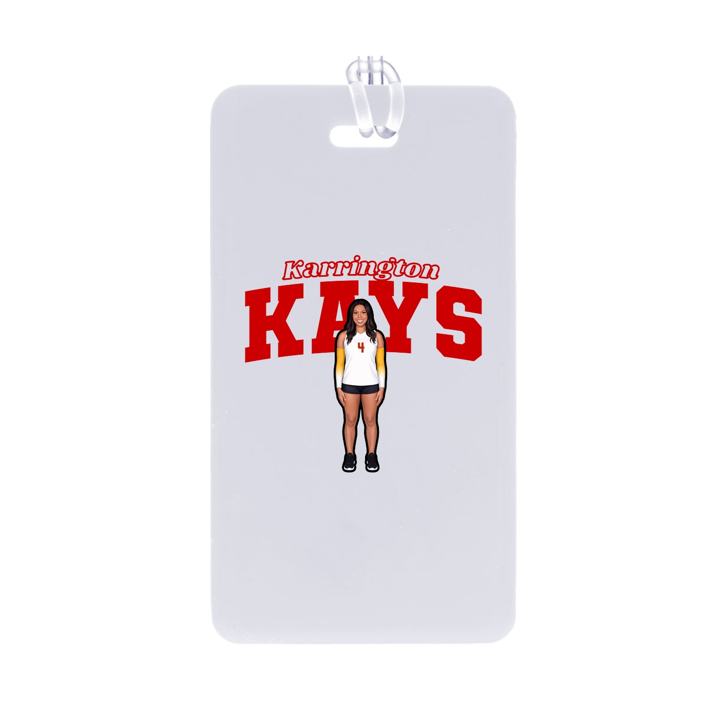 Bag Tag — Name Arch in Classic