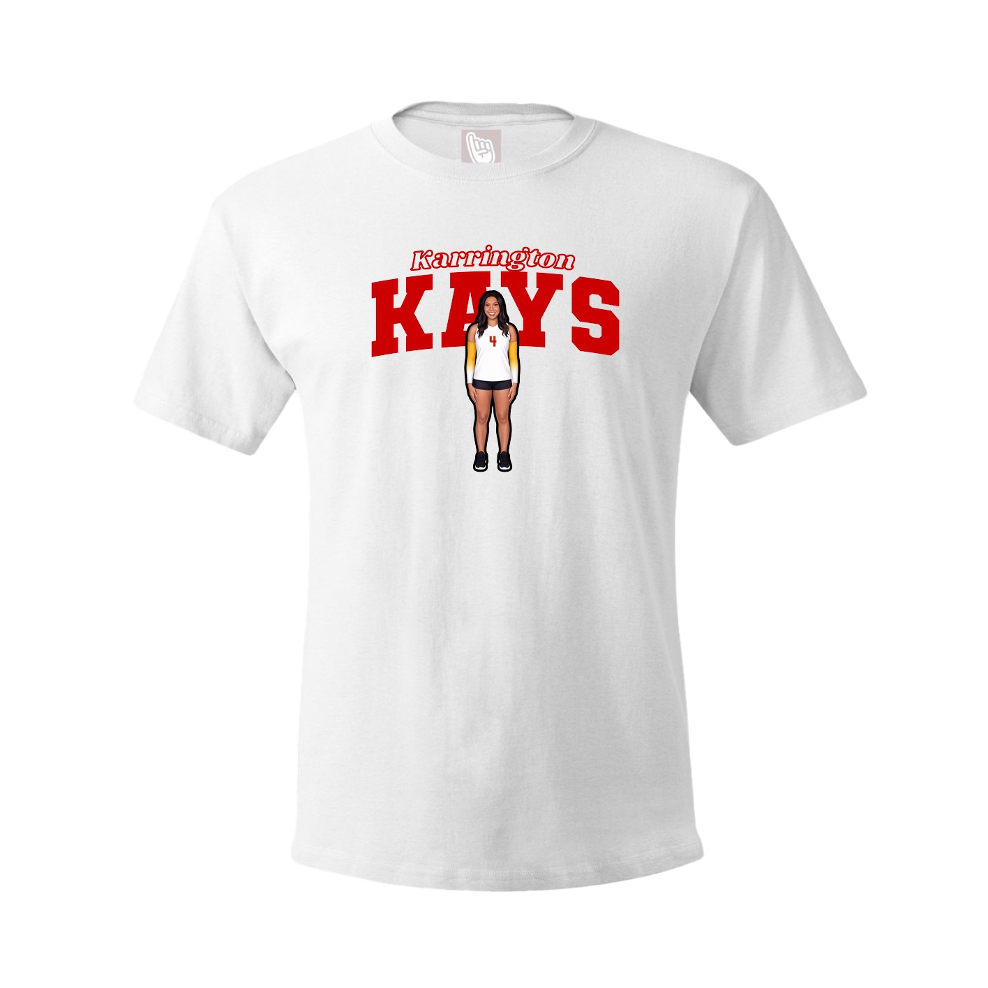 Tee — Name Arch in White