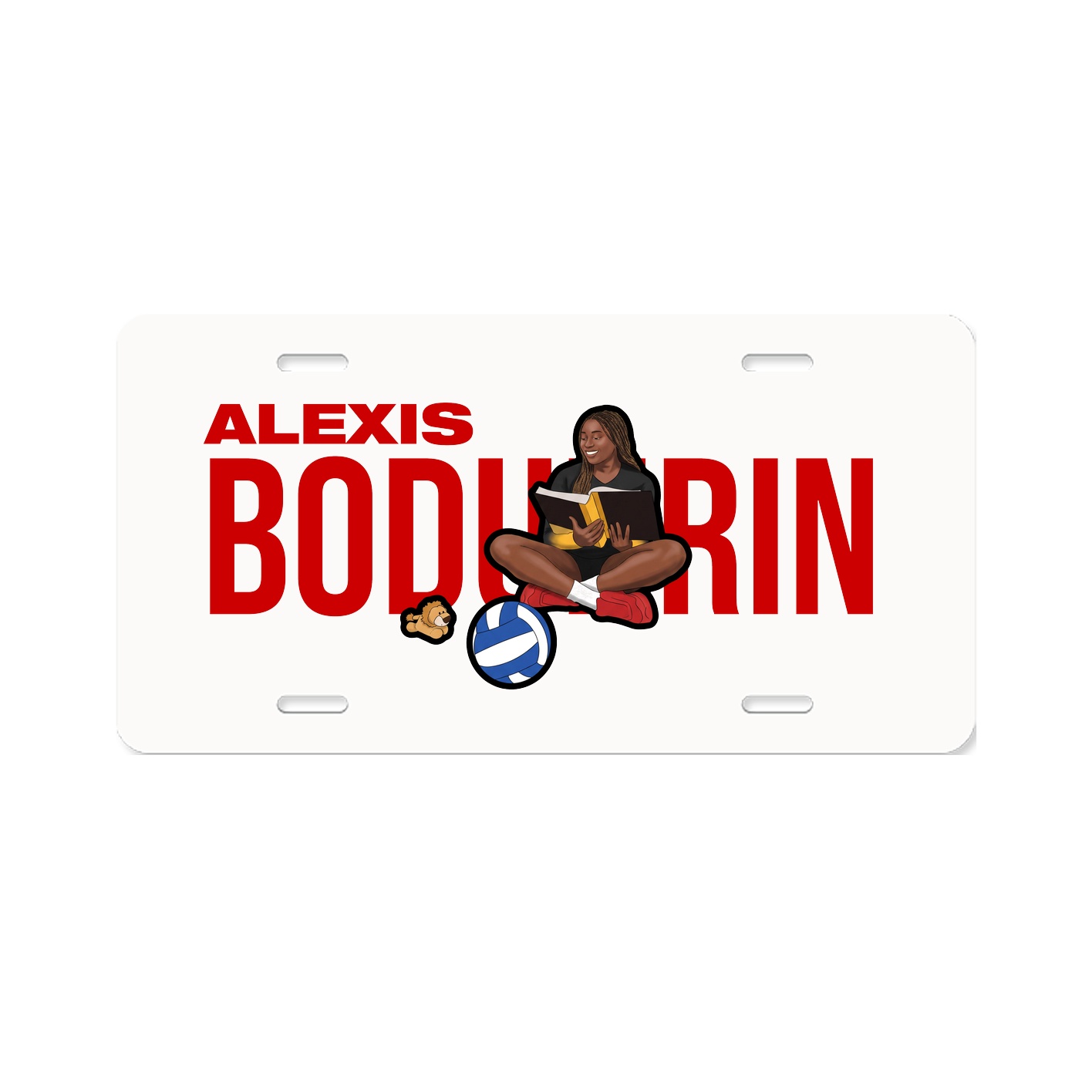 License Plate — Player Name in Classic