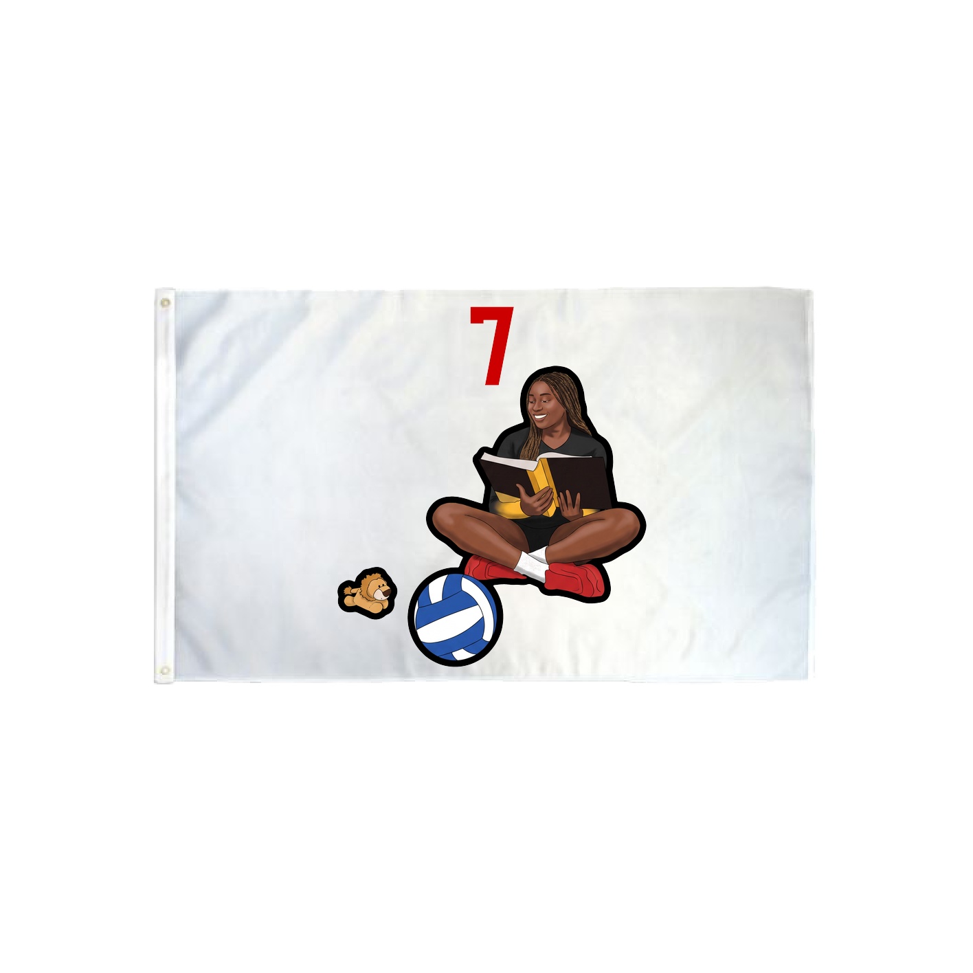 3x5 Flag — Number Top in Classic