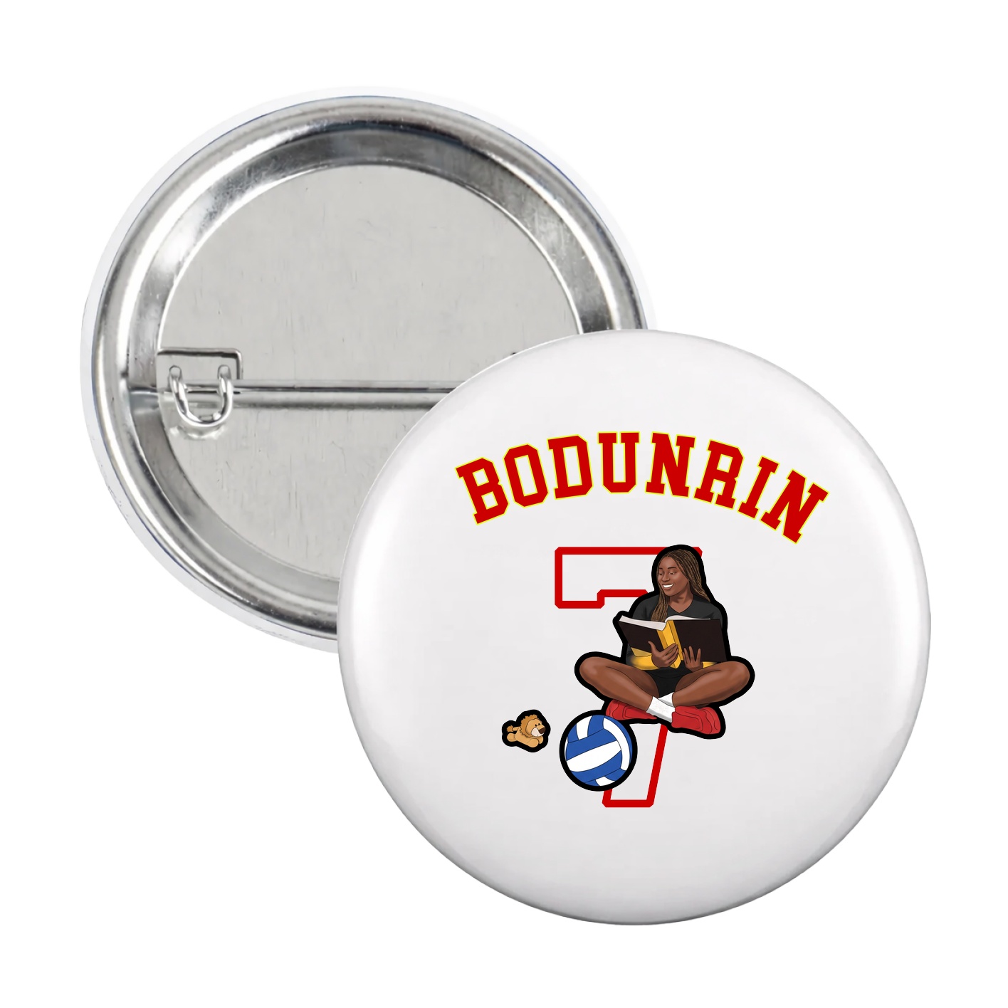 Game Day Button — Shirsey Arch in White