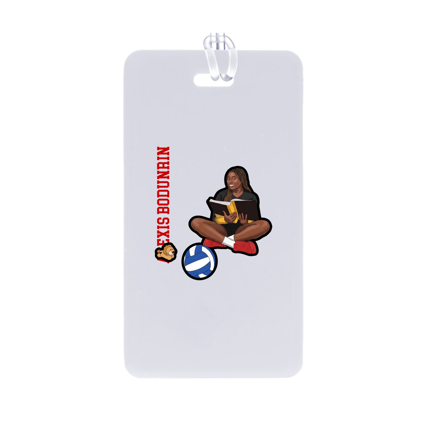 Bag Tag — Name Vertical in Classic