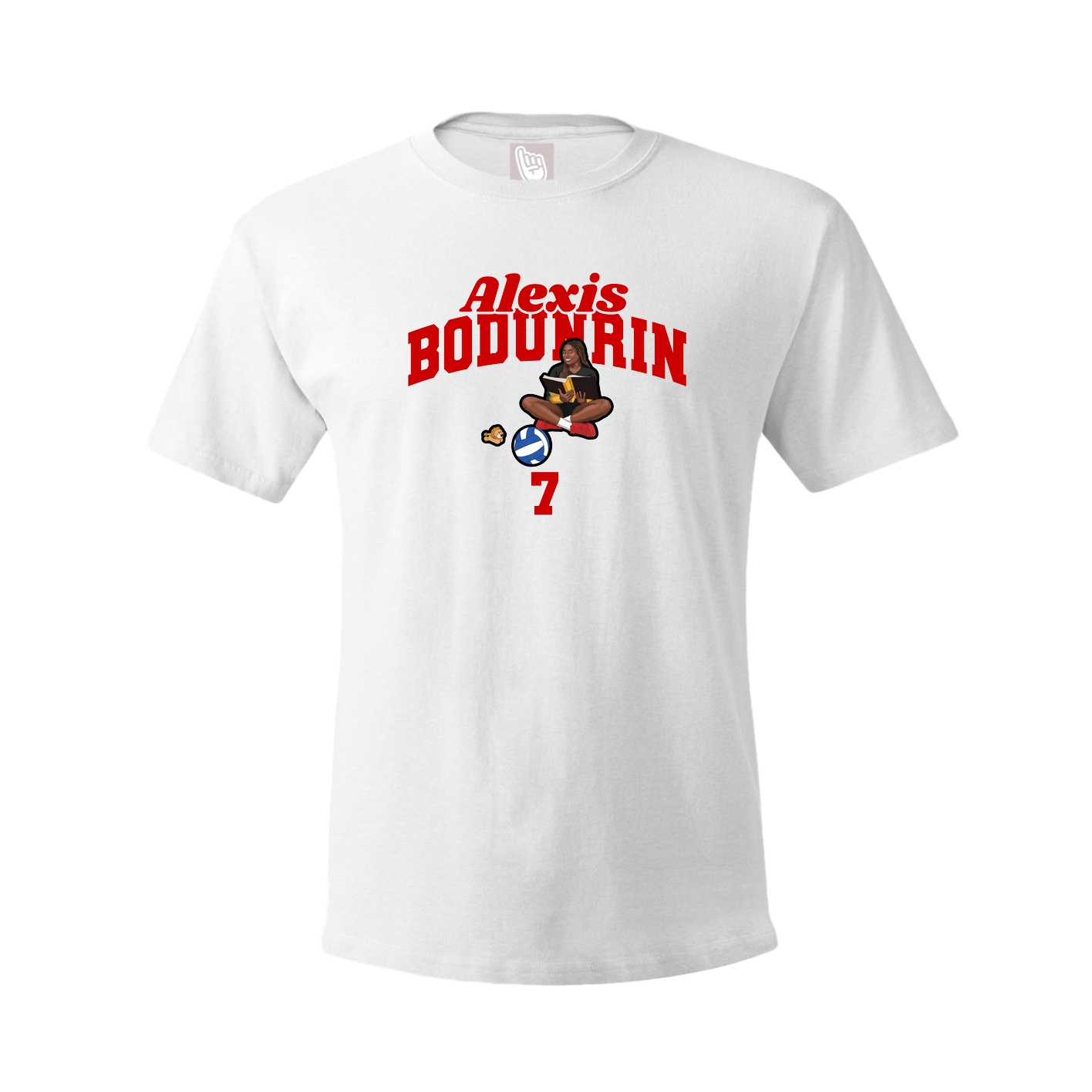 Youth Tee — Signature Arch in White