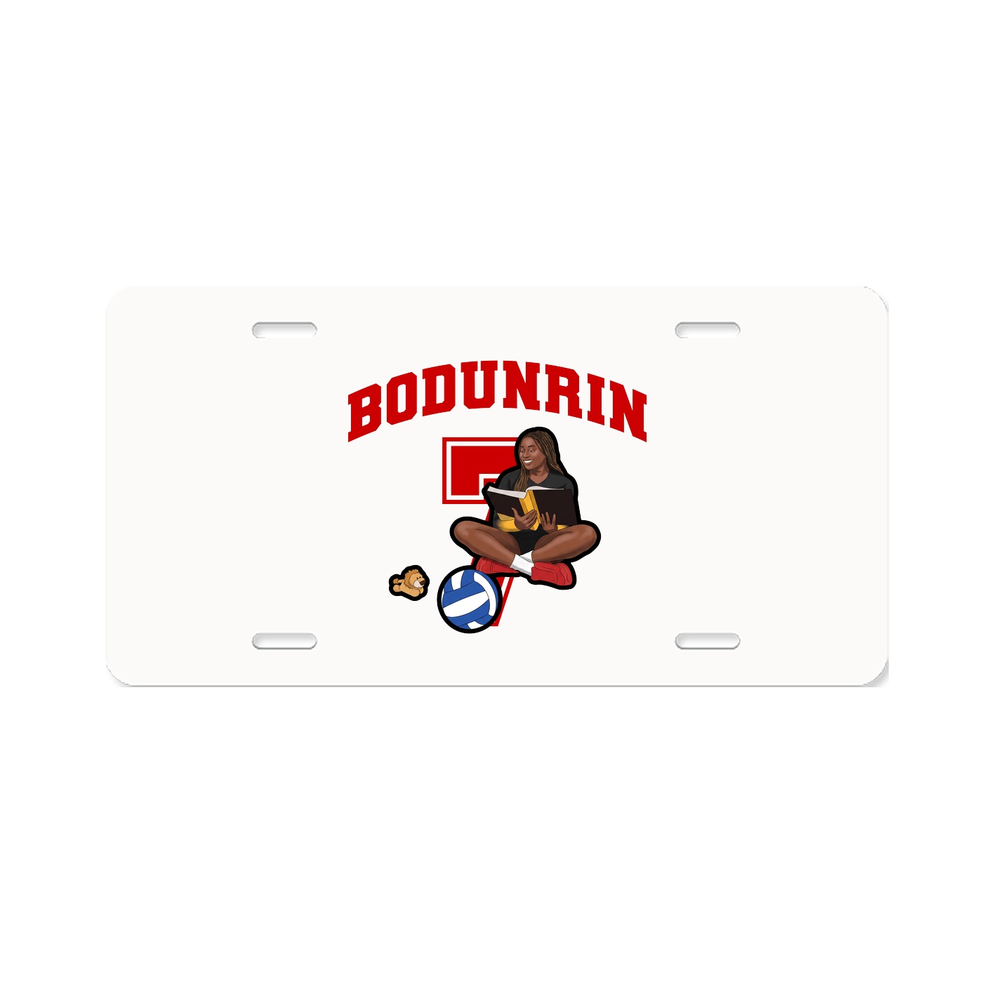 License Plate — Number in Classic