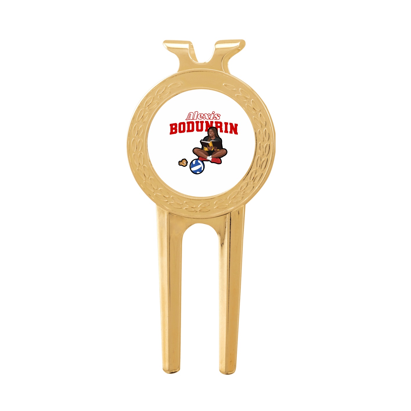 Divot Tool with Ball Marker — Name Arch in Classic