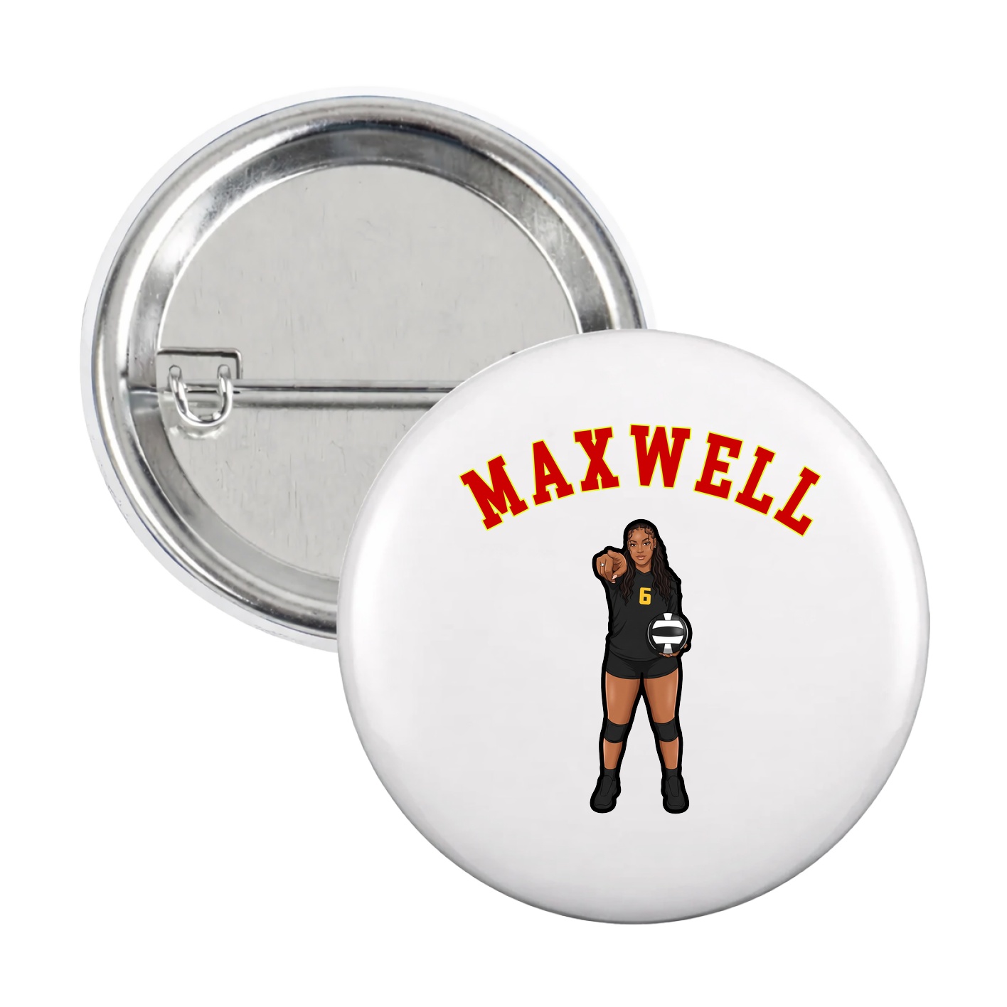 Game Day Button — Shirsey Arch in White