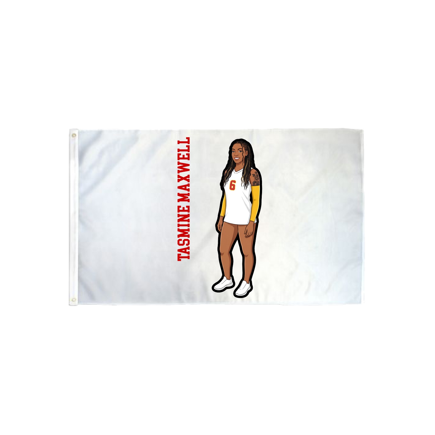 3x5 Flag — Name Vertical in Classic