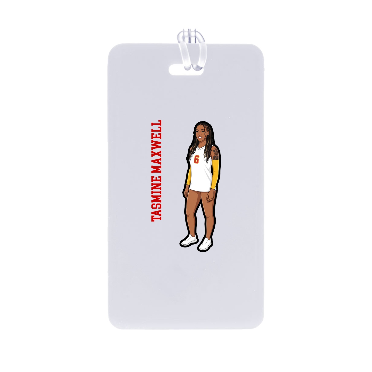 Bag Tag — Name Vertical in Classic