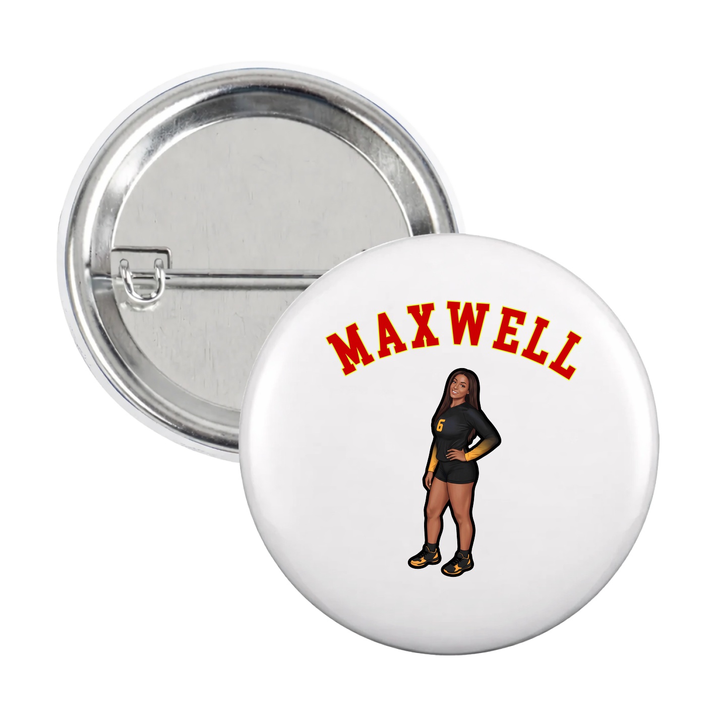 Game Day Button — Shirsey Arch in White