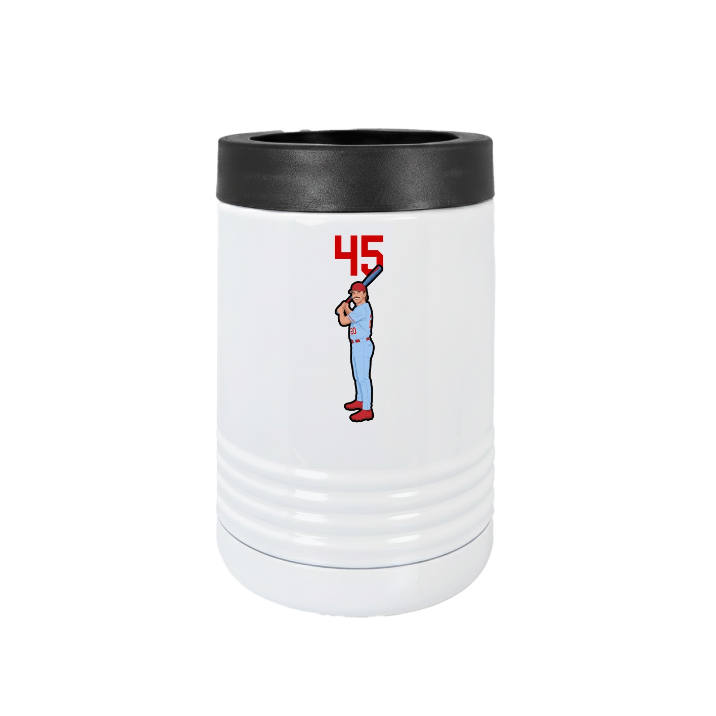 Beverage Holder — Number Top in White