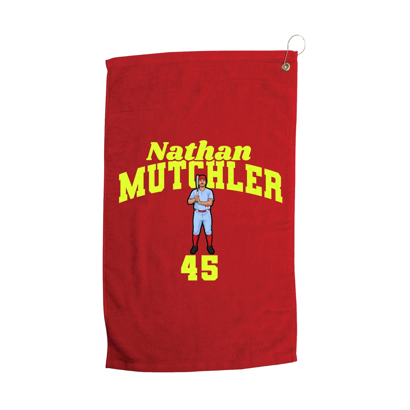 Golf Towel — Signature Arch in Red
