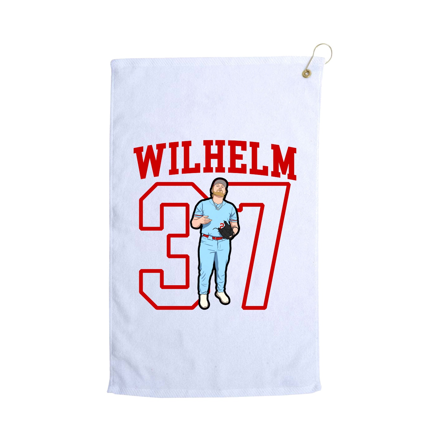 Golf Towel — Shirsey in White