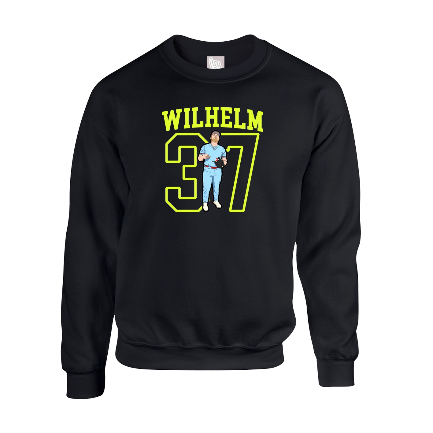 Fleece Crew — Shirsey in Black