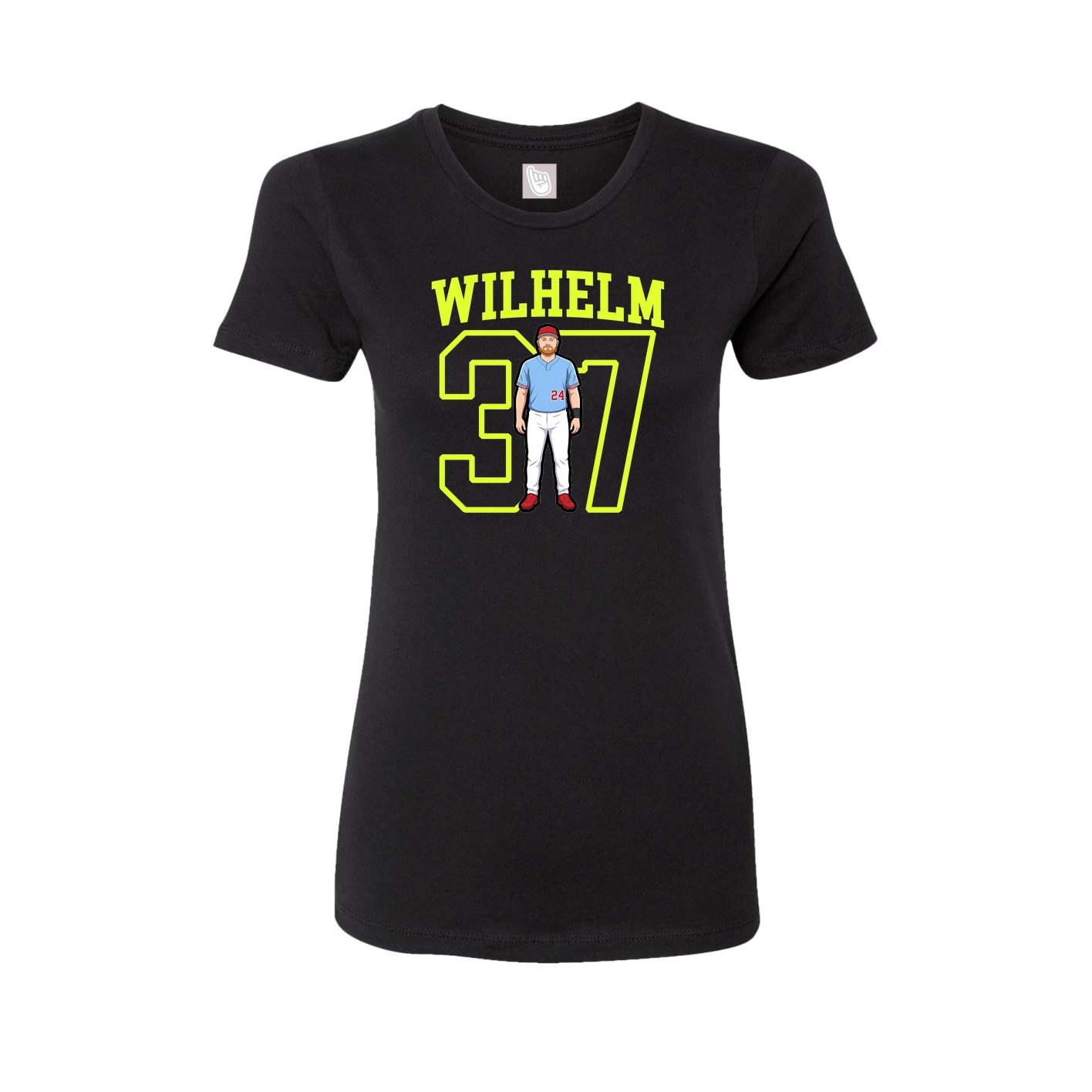Fitted Women's Tee — Shirsey in Black