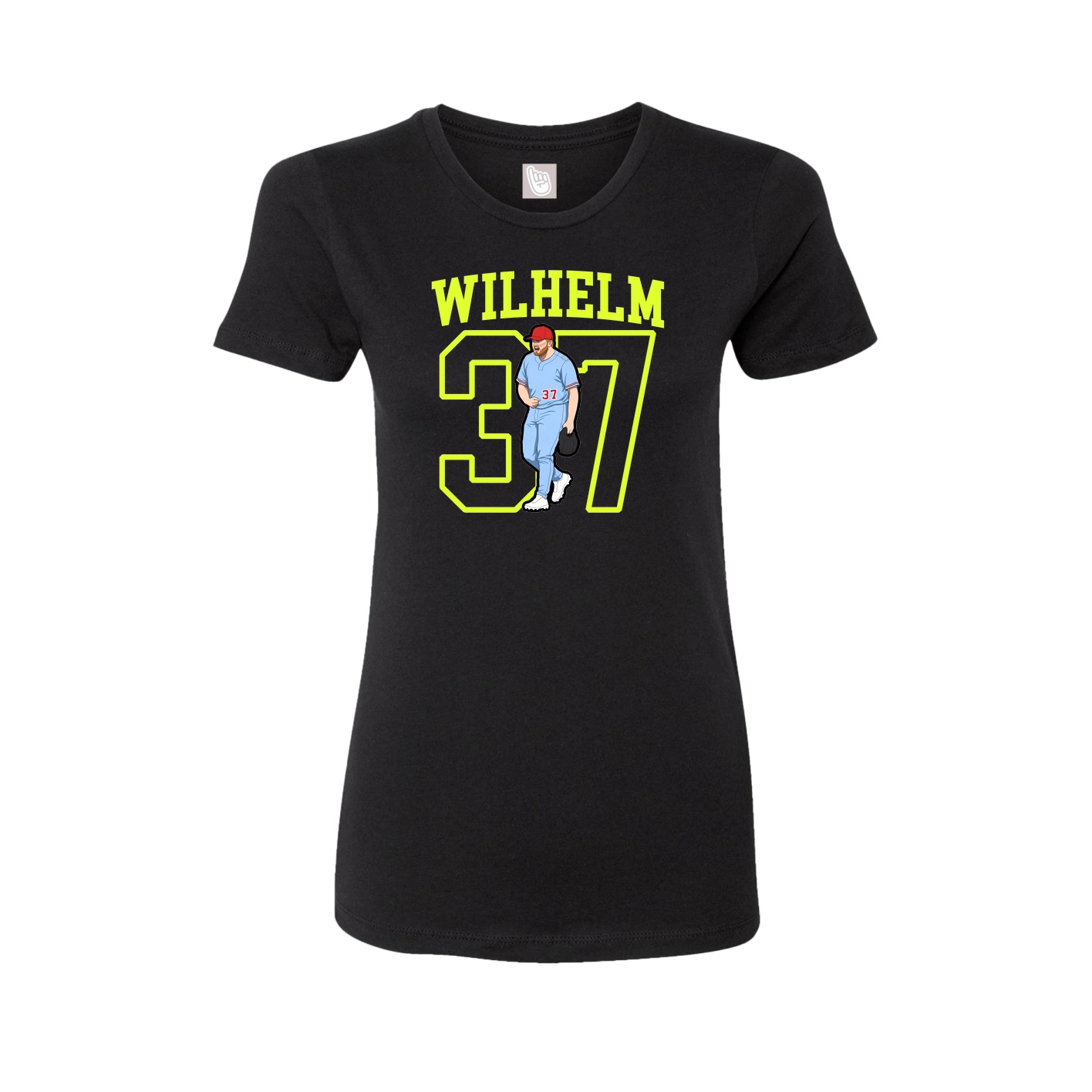 Fitted Women's Tee — Shirsey in Black