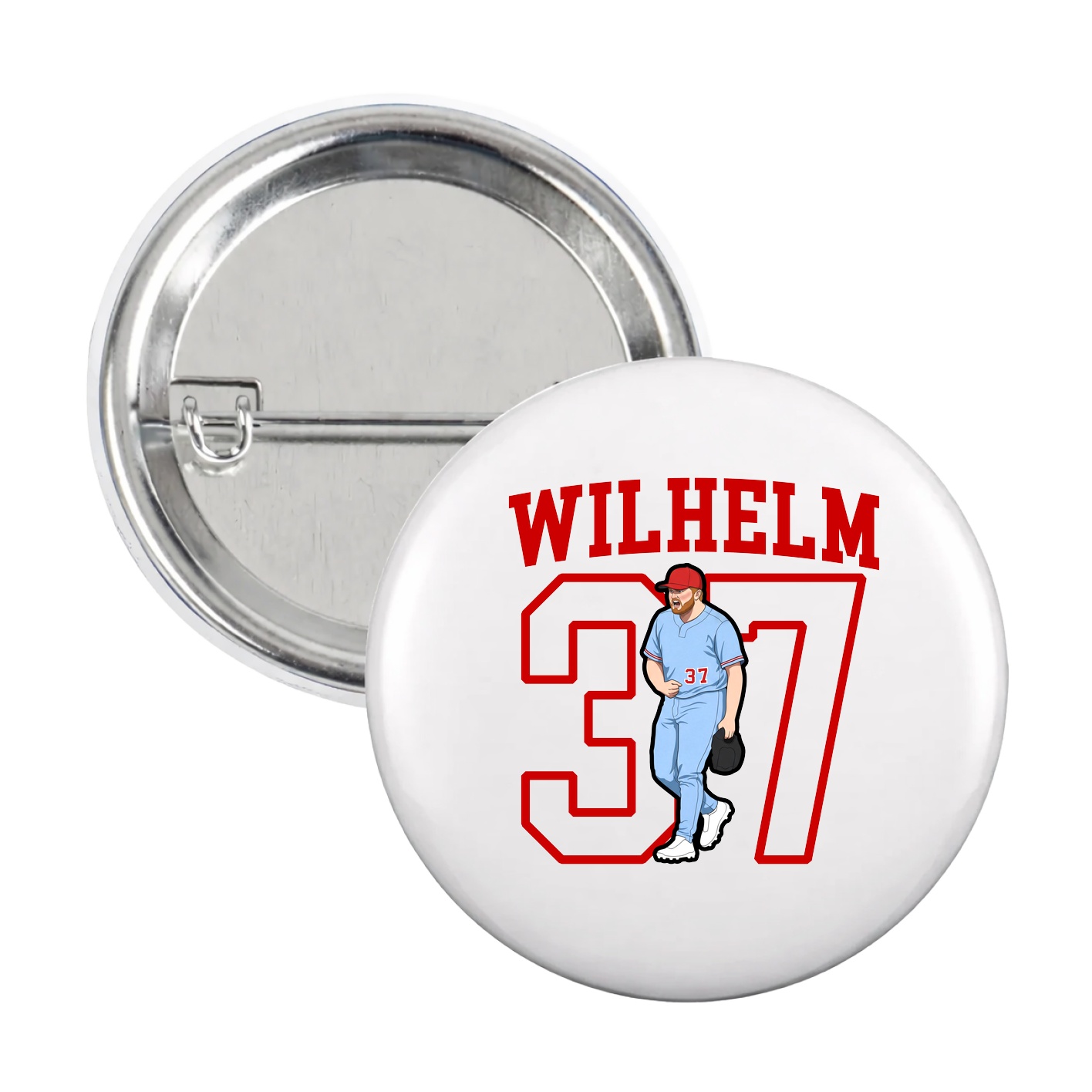 Game Day Button — Shirsey in White