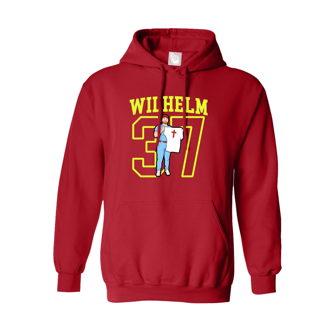 Hoodie — Shirsey in Red