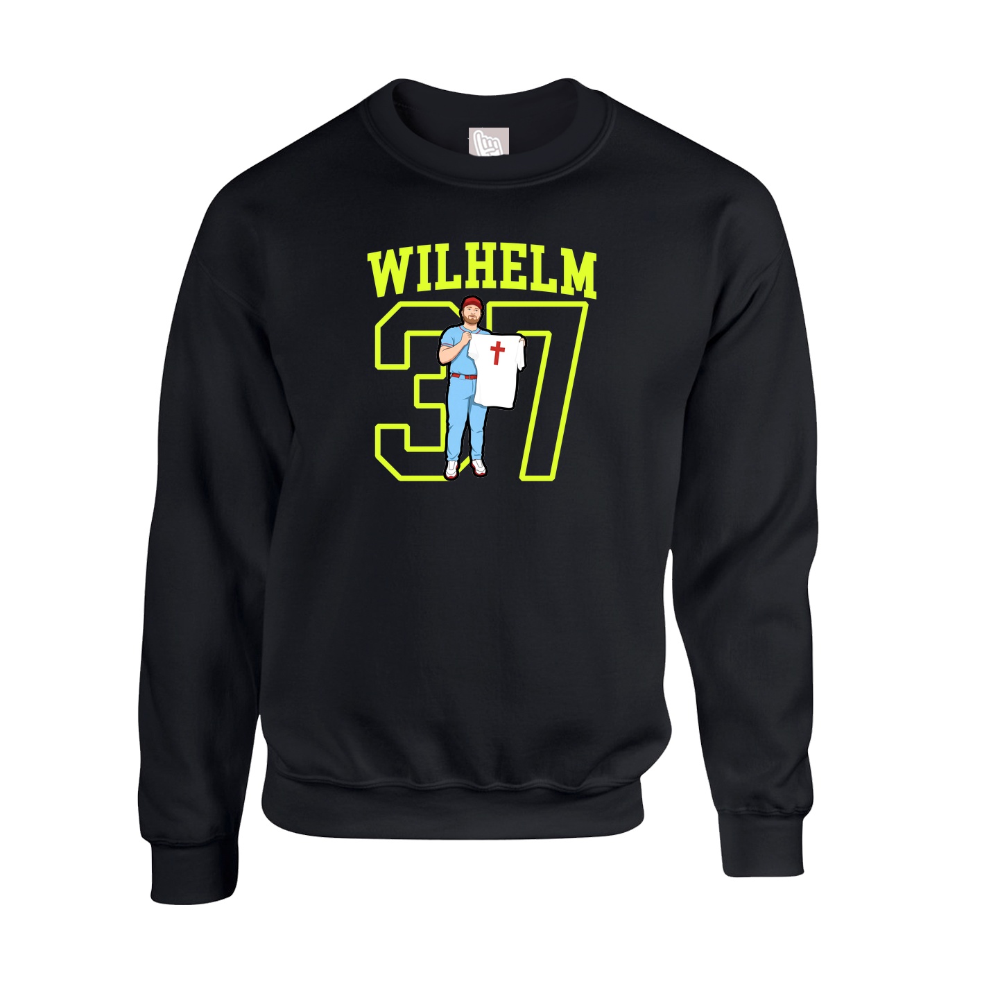 Fleece Crew — Shirsey in Black