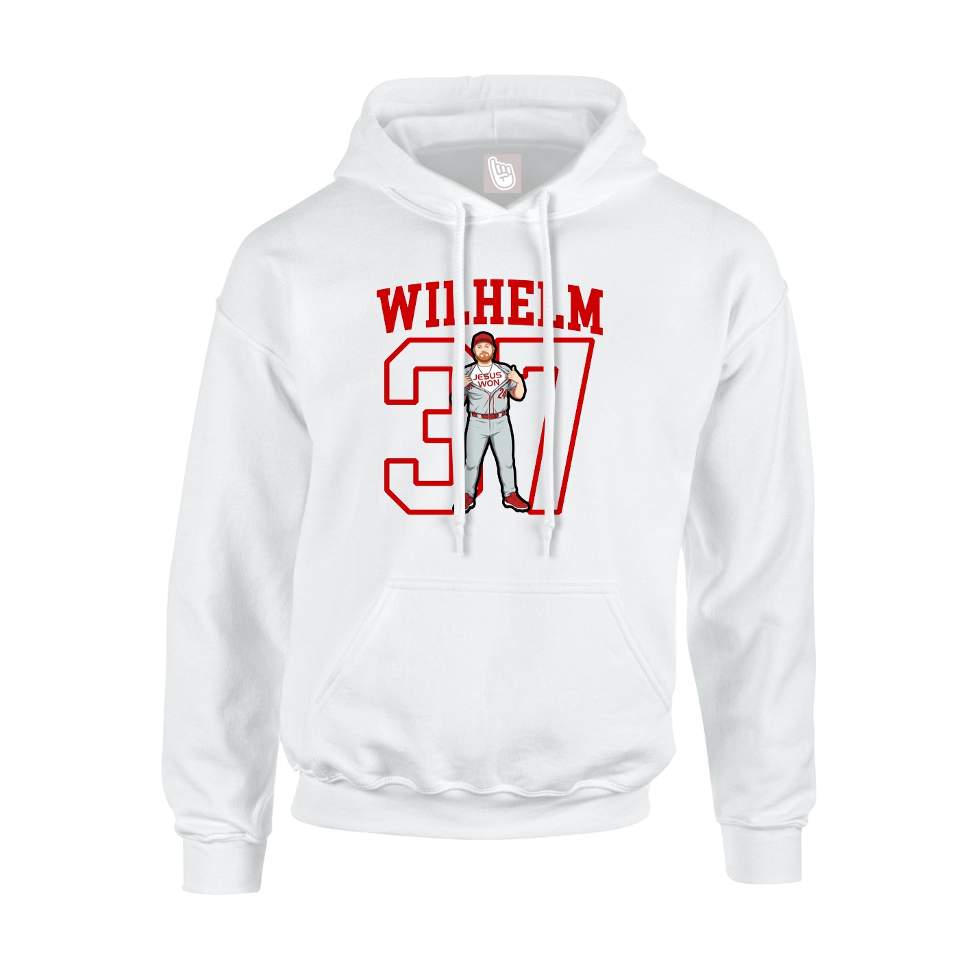 Youth Hoodie — Shirsey in White