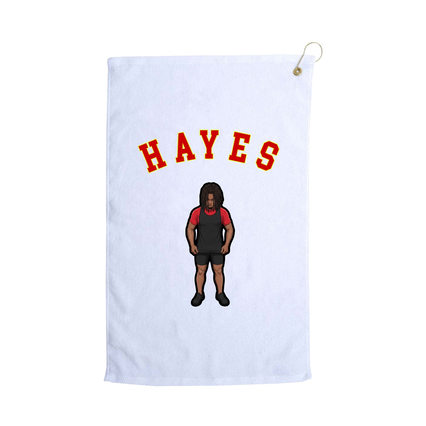 Golf Towel — Shirsey Arch in White