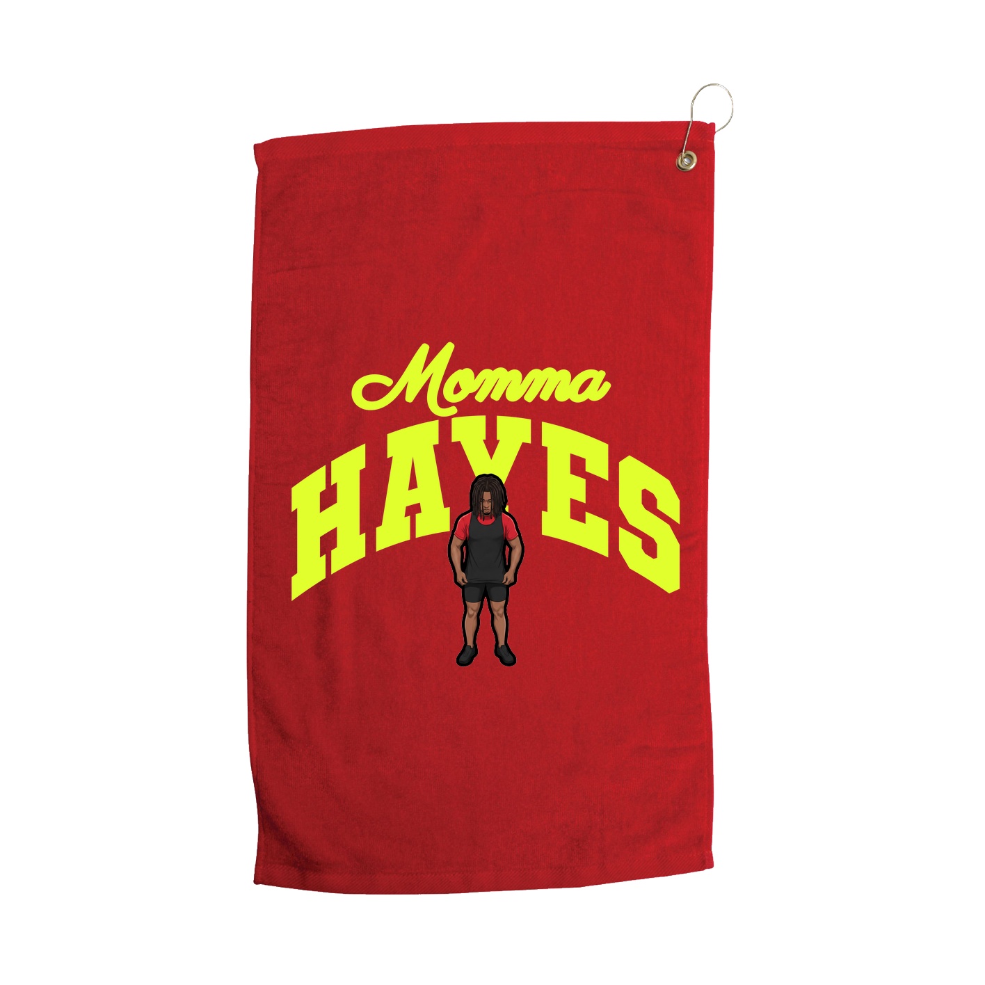 Golf Towel — Mothers Day Arch in Red