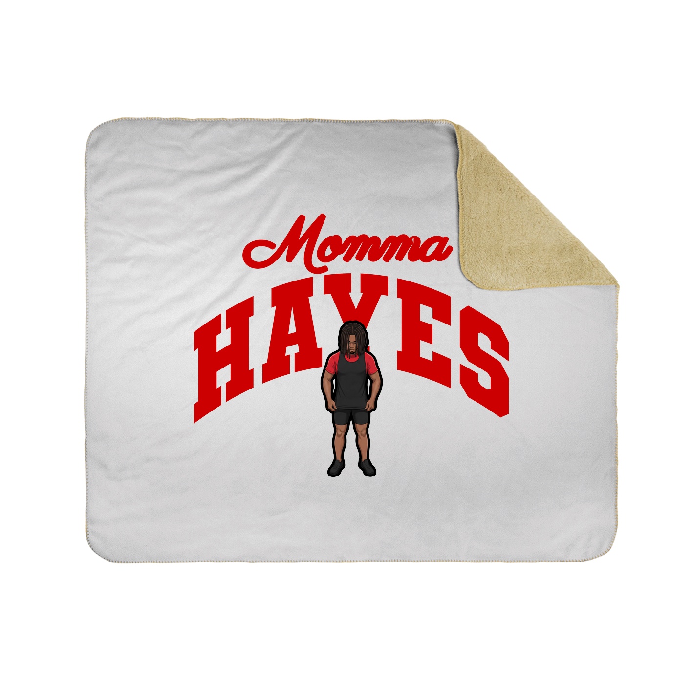 Throw Blanket — Mothers Day Arch in White