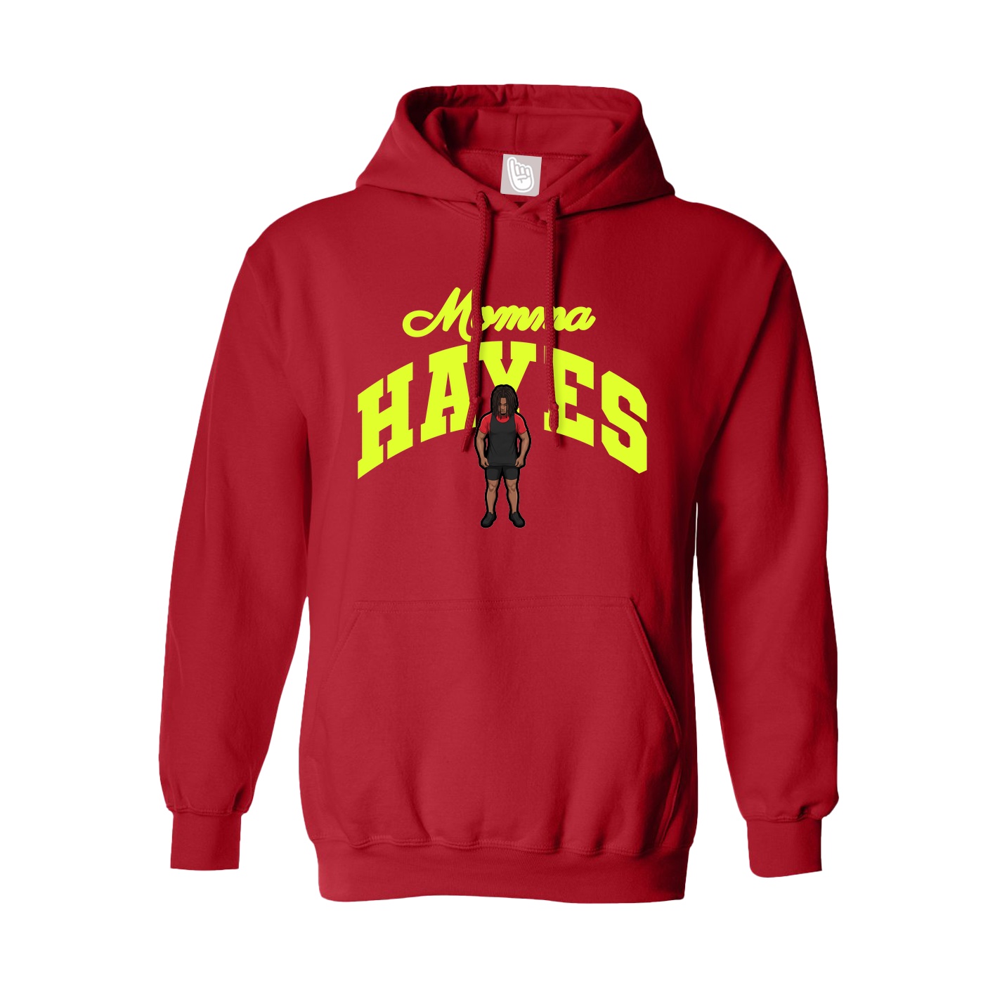 Youth Hoodie — Mothers Day Arch in Red