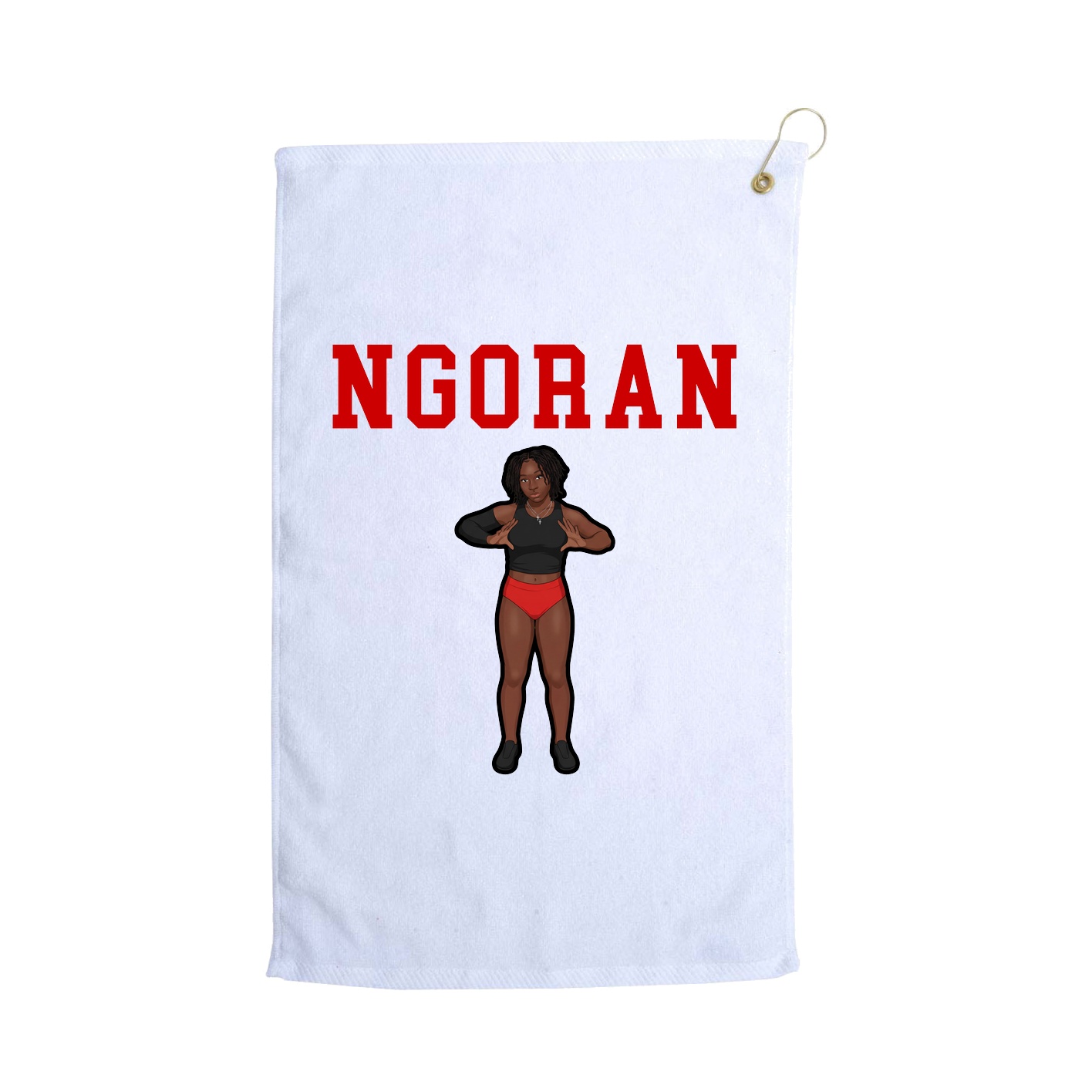 Golf Towel — Shirsey in White