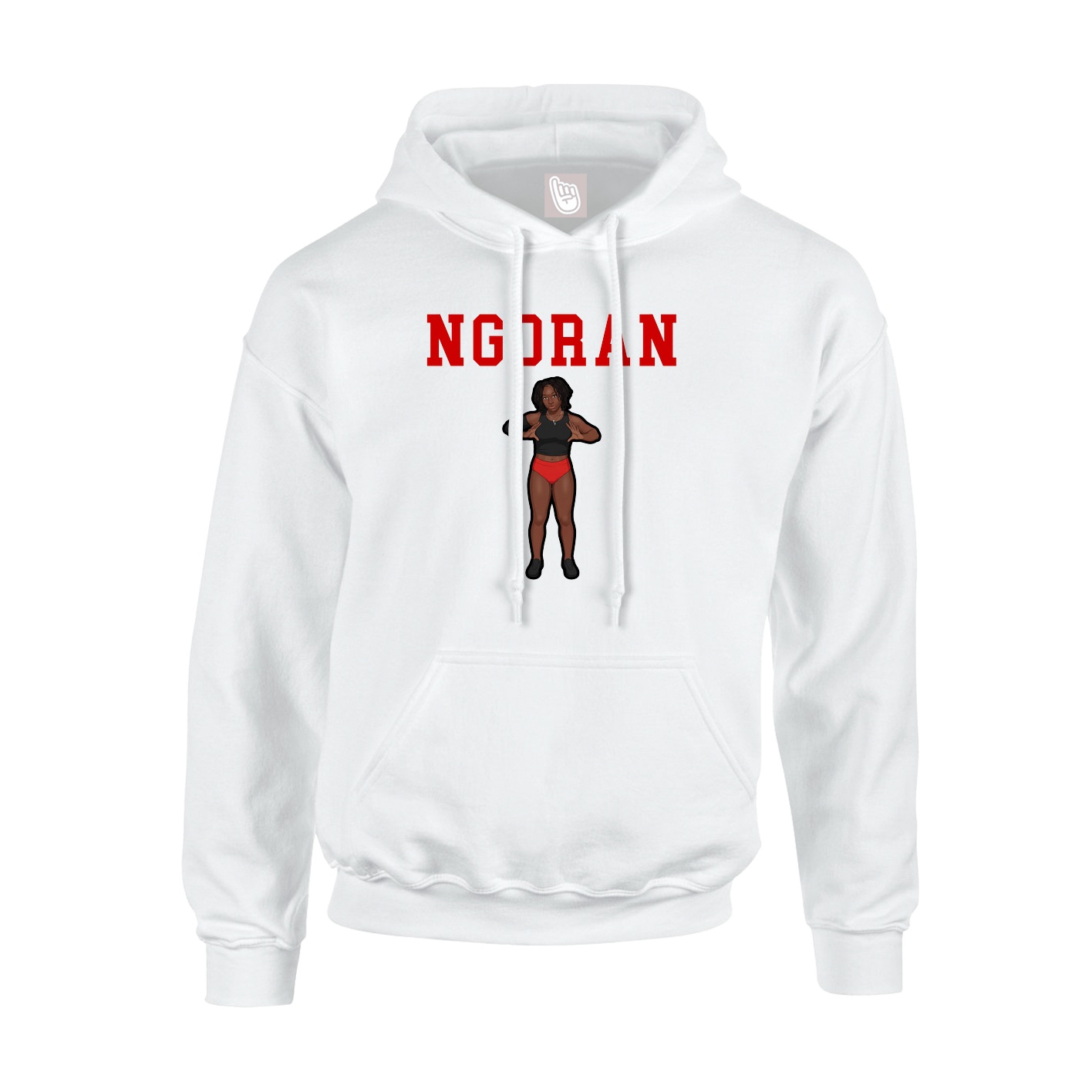 Hoodie — Shirsey in White