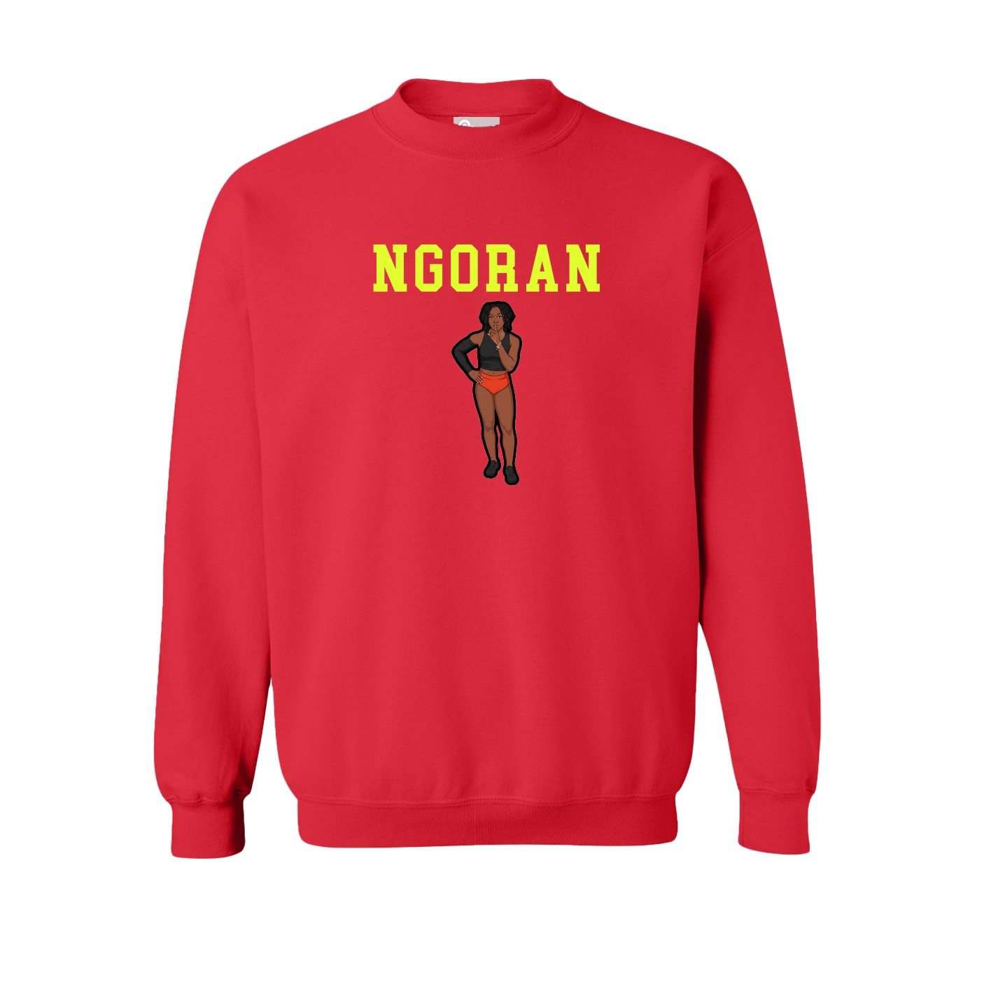 Fleece Crew — Shirsey in Red