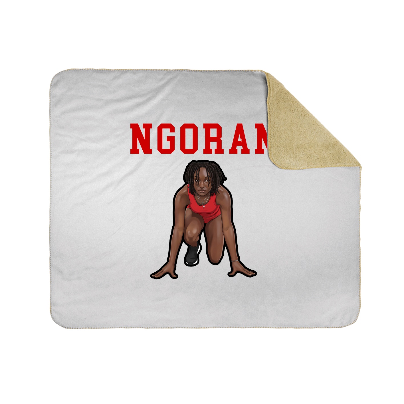 Throw Blanket — Shirsey in White