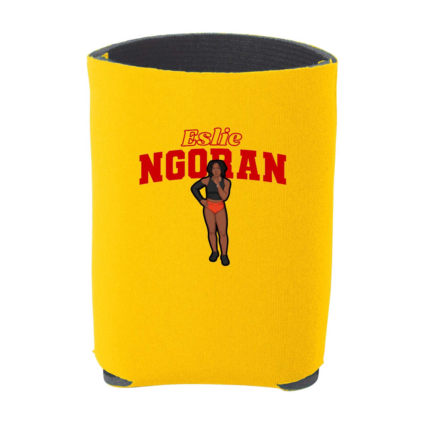 Can Holder — Name Arch in Yellow