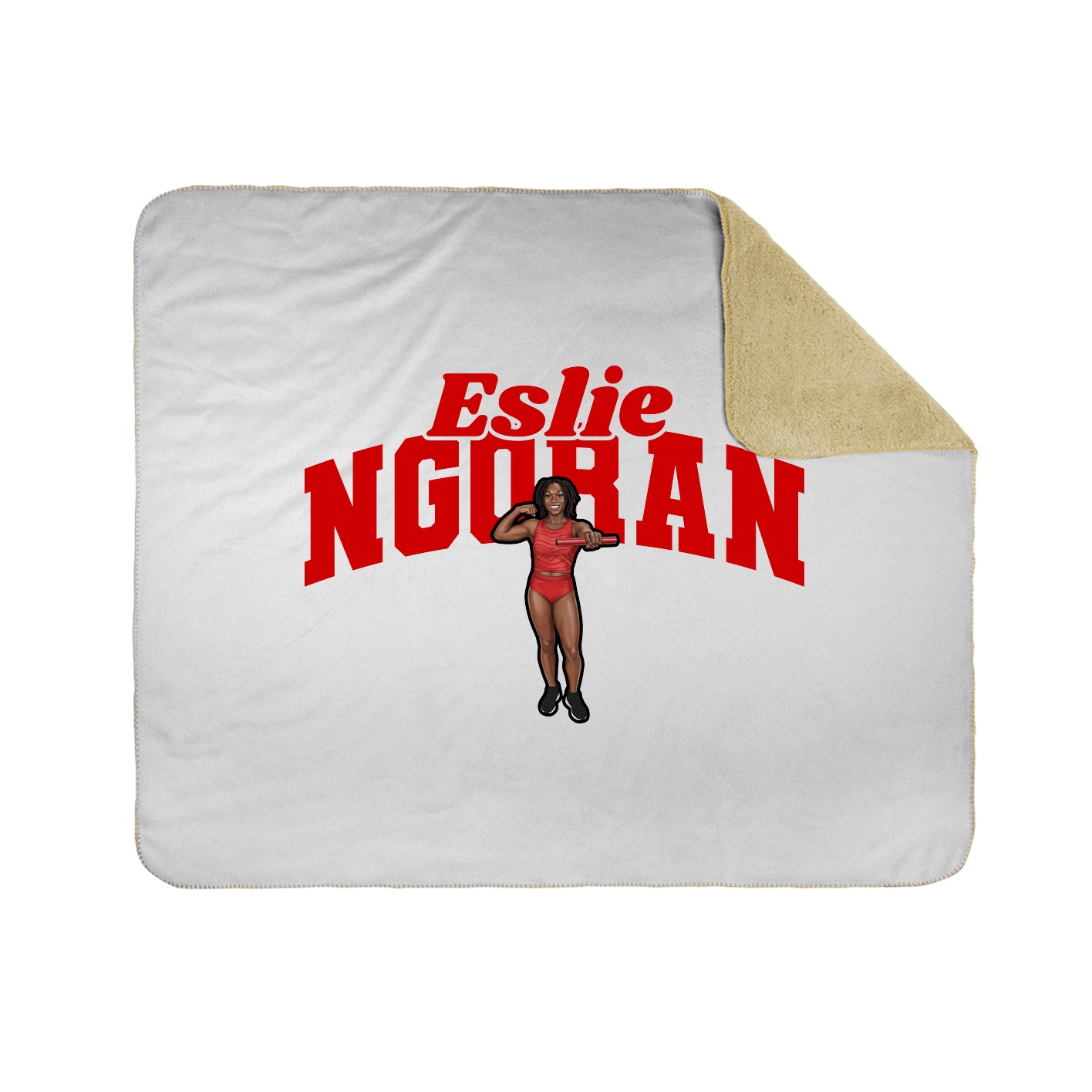 Throw Blanket — Signature Arch in White