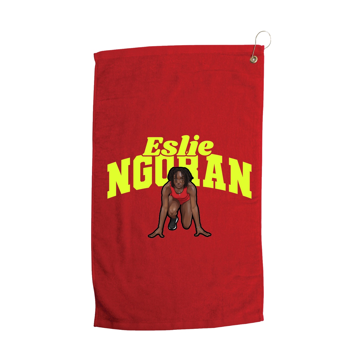 Golf Towel — Signature Arch in Red